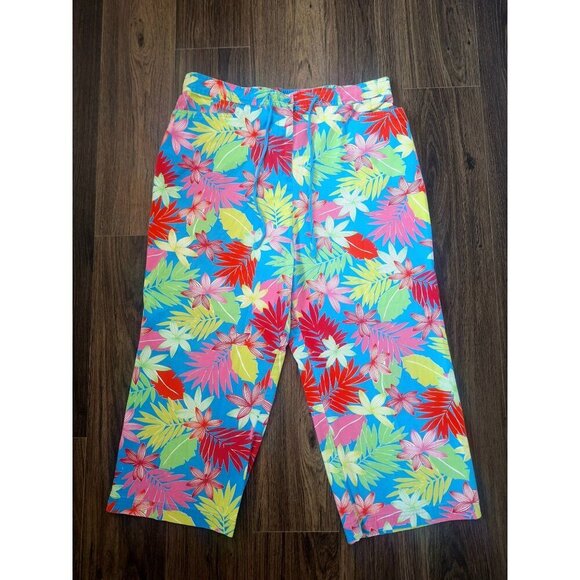 💙 Floral Sag Harbor Capris - Cotton - Picture 8 of 8